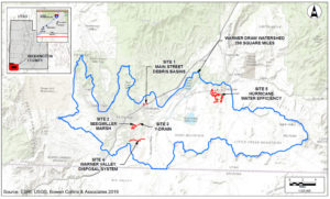 Map - Warner Draw Watershed and Flood Prevention