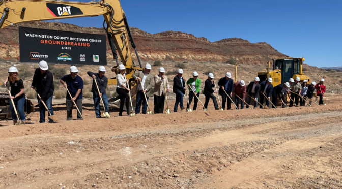 Ground Breaking for New Receiving Center