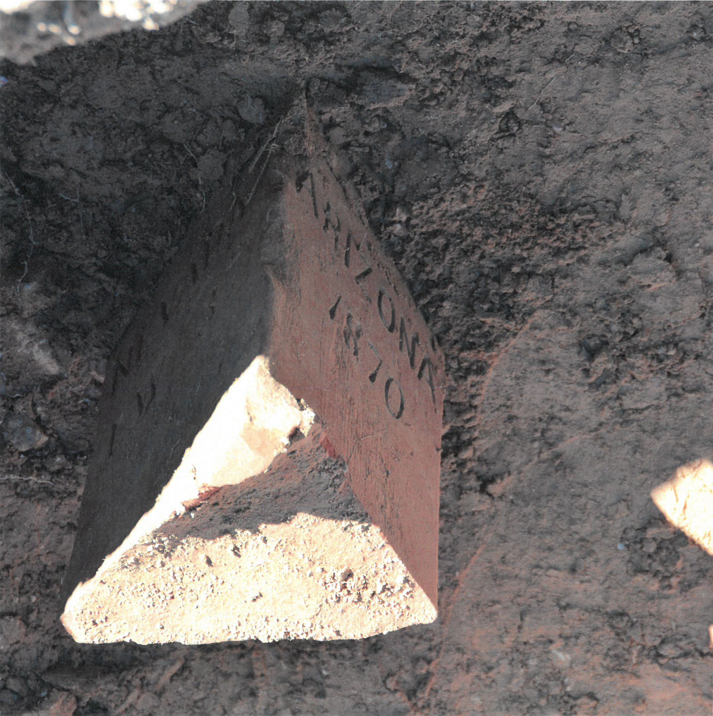 Original Monument for Southwest Corner of Utah 02