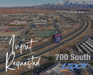 Input Requested for I-15 & 700 South Interchange Environmental Assessment